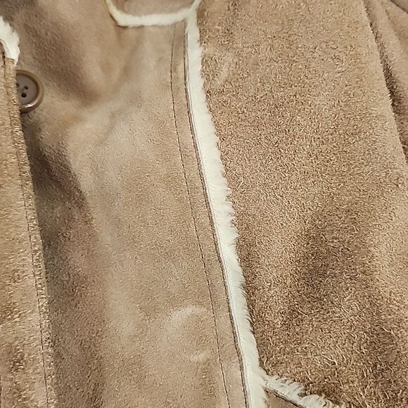 Vintage Cabin Core Leather P.B.D. Coat Shearling Rancher Marlboro - Picture 15 of 16